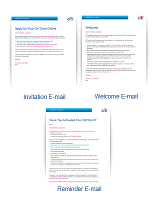 One Card Emails