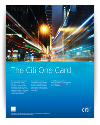 One Card Poster