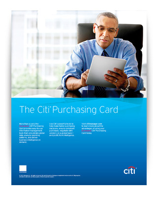 Purchase Card Tent Card
