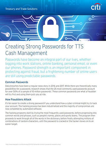 Creating Strong Passwords